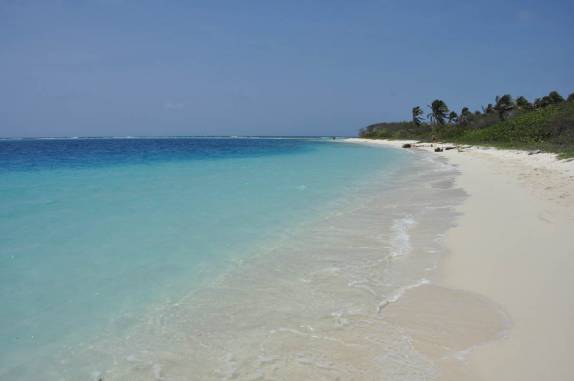 A maravilhosa praia de Cayo Sombrero, no Parque Nacional Morrocoy, na Venezuela